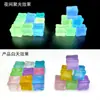 Piedras Trituradas Luminiscentes para la Oscuridad Juguetes Luminosos para Niños Manualidades de Resina Piedras de Colores Decoración para Acuarios y Macetas Juguetes de Piedras Preciosas