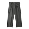 Yidao Vintage Outono 2026 Novidades Calças Casuais Retas Simples Japonesas Masculinas Retro Largas Versáteis Calças Longas para o Dia a Dia