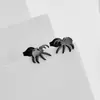Aretes Punk de Araña Transfronterizos para Mujeres y Niñas, Accesorios de Oreja de Araña de Moda, Joyería de Acero Inoxidable 304, Regalos, Wholesale