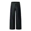 Moda Masculina Shanggu Estilo Japonés Transfronterizo Minimalista Pantalones de Pierna Ancha de Mezclilla Cintura Media Alargadores de Piernas Casuales Pantalones Largos Japoneses y Coreanos
