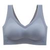 Bonas roupa íntima feminina sem costura push-up sutiã fixo sem fio fino peça única colete esportivo respirável