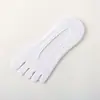 Calcetines de Cinco Dedos para Mujer Lisos de Verano Fino de Terciopelo Sin Gancho Calcetines de Cinco Dedos para Yoga para Mujer de Boca Baja Invisibles Calcetines para Mujer