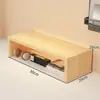 Soporte para computadora ajustable en altura, elevador de monitor para oficina, estante de madera para escritorio, base elevada para computadora de escritorio