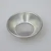 Lámpara de tarta de huevo aleación de aluminio resistente a altas temperaturas antiadherente reutilizable molde para tarta de huevo portuguesa base para pastel al vapor lámpara de tarta portuguesa