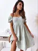 2024 Estação Independente da Amazon AliExpress Venda Quente Vestido Longo de Verão Sem Costas Ombro a Ombro em Estoque!