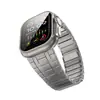 Adequado para Pulseira de Relógio Apple iWatch Aço Inoxidável Applewatch Tipo Corrente Magnética Ultra3/2 Pulseira de Relógio Transfronteiriço