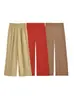 Para Roupa Casual de Verão Nova Feminina Estilo Europeu e Americano Transfronteiriça Conjunto Strappy Jaqueta + Calça de Cintura Elástica Wide Leg