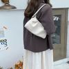 Bolso Nube Fruncido para Mujer Bolso tipo Baguette para el Hombro Diseño de Nicho Bolso Pequeño Versátil Cruzado Estilo Coreano Ins Modelo Nuevo de Moda 2026