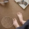 Alfombra de imitación sisal para sala de estar, antideslizante y resistente al desgaste, estilo vintage, felpudo de bajo mantenimiento para entrada, alfombra para sofá de sala de estar