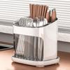 Suporte para pauzinhos Caixa de armazenamento por atacado High-end Nova cozinha Bancada Colher Talheres Dreno Rack de armazenamento Gaiola rápida Cesta Balde