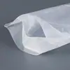 En stock bolsa auto-soportante transparente para líquidos con boquilla de succión bolsa para cerveza diámetro grande a prueba de fugas bolsa desechable para leche de soya bolsa para medicina tradicional china