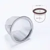 Colador de té Filtro de té Filtro para tetera Filtro de acero inoxidable Filtro de hojas de té Kung Fu Estilo japonés Pequeño Transparente