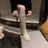 Estilo oscuro personalidad genial tendencia callejera botas misteriosas 2026 zapatos de mujer estilo popular