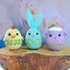 Paquete de Materiales de Ganchillo Más Vendido Transfronterizo Set de Pascua Tejido a Mano Muñeca de Ganchillo Popular Popular para DIY Enseñanza de Inglés