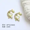 Dulce y Fresco Soñador Corazón de Chica Luna Colgante Doble DIY Pendientes Pulsera Collar Llavero Accesorios Hechos a Mano