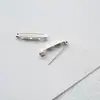 Acessórios para Joias Artesanais DIY Broche de Ferro de Venda Quente Fivela de Broche Agulha Anti-Exposição Fivela de Borboleta Agulha de Pérola