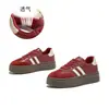 Zapatillas deportivas para mujer de piel genuina, nuevo modelo de otoño 2026, con suela gruesa, que aumentan la altura, blancas, casuales, versátiles, para mujer