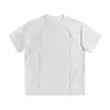 Projetada com Senso de Estilo, a Camiseta Masculina de Verão Manga Curta Solta Gola Redonda é uma Peça Básica da Moda Versátil de Cor Sólida