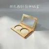 Caixa Personalizada para Embalagem de Cosméticos, Caixa para Sombra, Bandeja para Pó, Caixa de Armazenamento de Blush em Cor Sólida, Caixa de Maquiagem, Caixa de Papel com Duas Aberturas para Esponjas de Pó