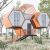 Estructura de Acero Casa de Madera Casa de Madera Creativa Casa de Vacaciones Diseño y Construcción de Resort Casa de Acero Ligero Casa de Madera