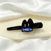 Pinza para el pelo de punto floral vintage de otoño e invierno, pinza lateral para mujer, accesorio para el pelo elegante y sofisticado, pinza para flequillo