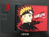 Carteira Curta NARUTO NARUTO Japonesa NARUTO Sasuke Kakashi Carteira Porta-Moedas de Couro PU