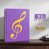 Carpeta de Partituras A4 para Partituras de Piano, No Reflectante, Soporte de Partituras Personalizable, 20/40/60 Páginas, Carpeta Multifuncional para Partituras