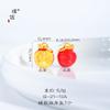 Pu Zuojiu não desbota ouro diy acessórios lótus bergamota duas gerações feliz nove caudas raposa pingente pulseira colar acessórios