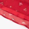 L25158-25 Primavera Nuevo Estilo Europeo y Americano Verano Rojo Cereza Estampado Retro Elegante Falda Cadera Vestido
