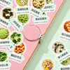 160 Pegatinas de Recetas para Controlar el Azúcar, Referencia Calórica para Diversos Alimentos, Pegatinas para Cuaderno y Planificador, Impermeables
