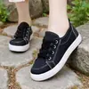 Sapatos casuais de lona populares para mulheres Bai Zhenhe, sapatos de tecido respiráveis estilo novo de primavera Old Beijing, tênis esportivos casuais versão coreana