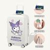 Mala Multifuncional, Mala Trolley Popular Cinnamoroll para Mulheres, Mala de Viagem Leve com Rodas Universais e Fechadura de Combinação, Colaboração Anime