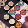 Cabeça de Carimbo de Cera de Vedação Série Jardim de Rosas Cabeça de Cobre para Carimbo de Cera Selo de Envelope Produto Acabado Cabeça de Carimbo com Padrão Pronto