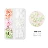 Nueva joyería de uñas japonesa mixta con flores de cinco pétalos, resina de camelia tridimensional 3D, joyería de uñas con flores de cinco pétalos