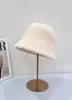 Atacado 25 Anos Início do Outono Novo Chapéu de Pescador de Pelúcia Versão Coreana Versátil Moda Chapéu Quente de Pelúcia Chapéu Balde Emagrecedor