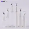 Em estoque AS formato de ferro pequeno frasco a vácuo de creme para massagem nos olhos 5ml 10ml 15ml frasco de amostra para maquiagem frasco de viagem para refil