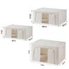 Caja de Almacenamiento de Tela para el Hogar Nueva Gran Capacidad Plegable Marco de Acero Caja de Almacenamiento Armario Cesta Plegable Bolsa Venta al por Mayor de Fábrica
