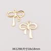 Acessórios de Joias de Liga DIY Pingente de Laço Brincos Acessórios de Cabelo Pingente Pulseira Colar Materiais de Decoração de Presente para Roupas
