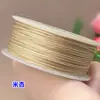 No. 72 Hilos de Jade Resistentes al Desgaste, Reforzados y Encriptados, de 0.8 mm, Cordón de Hilo de Colores Más Vendido para Tejer Collares de Cristal, Cuerda Roja, Materiales DIY