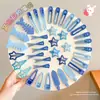 Presilha de cabelo oca em formato de nuvem para meninas, presilha para franja da testa, novo modelo 2026, acessório de cabelo tipo BB clip lateral para meninas pequenas