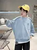 Ropa para niños, sudadera para niños 2206, nuevo estilo de otoño, jersey holgado para niños mayores, top de manga larga, capa base