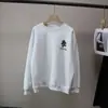 [Bizheng] Nueva Sudadera Gruesa de Estilo Coreano para Otoño e Invierno 2025, Cuello Redondo, Forro Polar, Estampado de Caricaturas y Letras, Holgada, para Mujer 5707