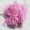 Celebridade da Internet Cauda Pontiaguda Veludo Penas Penas de Peru DIY Brincos Colar Acessórios de Joalheria Pequenas Penas Fabricante Atacado
