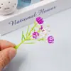 Ramo pequeño de flores artificiales de plástico accesorios de flores falsas material de decoración para tocado de crisantemo estrella DIY corsage flor de mano