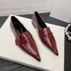 Zapatos Nuevos de Primavera y Otoño 2025 para Mujer, Estilo Europeo y Americano, Punta Fina, Tacón Bajo, Diseño Único con Velcro, para Viajes Diarios y Uso Profesional