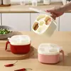 Pote de Sal para Temperos de Plástico Leve de Quatro Sabores Transfronteiriço à Prova de Poeira Caixa de Temperos Conjunto Doméstico Atacado Caixa de Temperos para Cozinha com Tampa