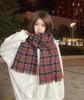 Bufanda para Invierno Estudiantes Chicas de Preparatoria Chicas de Secundaria Sentido Otoño e Invierno Bufanda a Cuadros para Hombres Estilo Japonés Engrosada Cálida