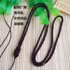 Corda de jade trançada à mão simples corrente de suéter colar corda Corda de pingente de Cristal de Jade Cinábrio Âmbar pingente corda atacado