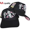 Popular en el comercio exterior, gorra de béisbol AA de alta calidad con logo de los Yankees, visera curva elegante, gorra ajustable para proteger del sol para hombres y mujeres