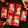 2027 Año del Cordero Nuevos Sobres Rojos Zodiacales Creativos con Estampado en Caliente Li Shi Feng Festival de Primavera Año Nuevo Bolsas Universales de Sobres Rojos para Niños